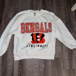 White Cincinnati Bengals Women’s GameDay Couture Sweater